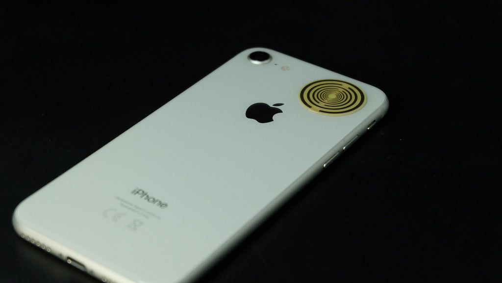 5G Lakhovsky EMF Handychip zum Aufkleben in der Farbe Gold | Schutz vor Strahlung für Handy, Computer & WLAN Router
