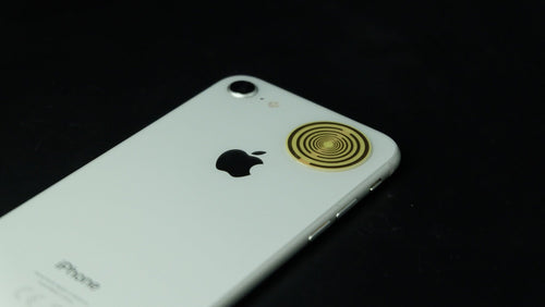 5G Lakhovsky EMF Handychip zum Aufkleben in der Farbe Gold | Schutz vor Strahlung für Handy, Computer & WLAN Router