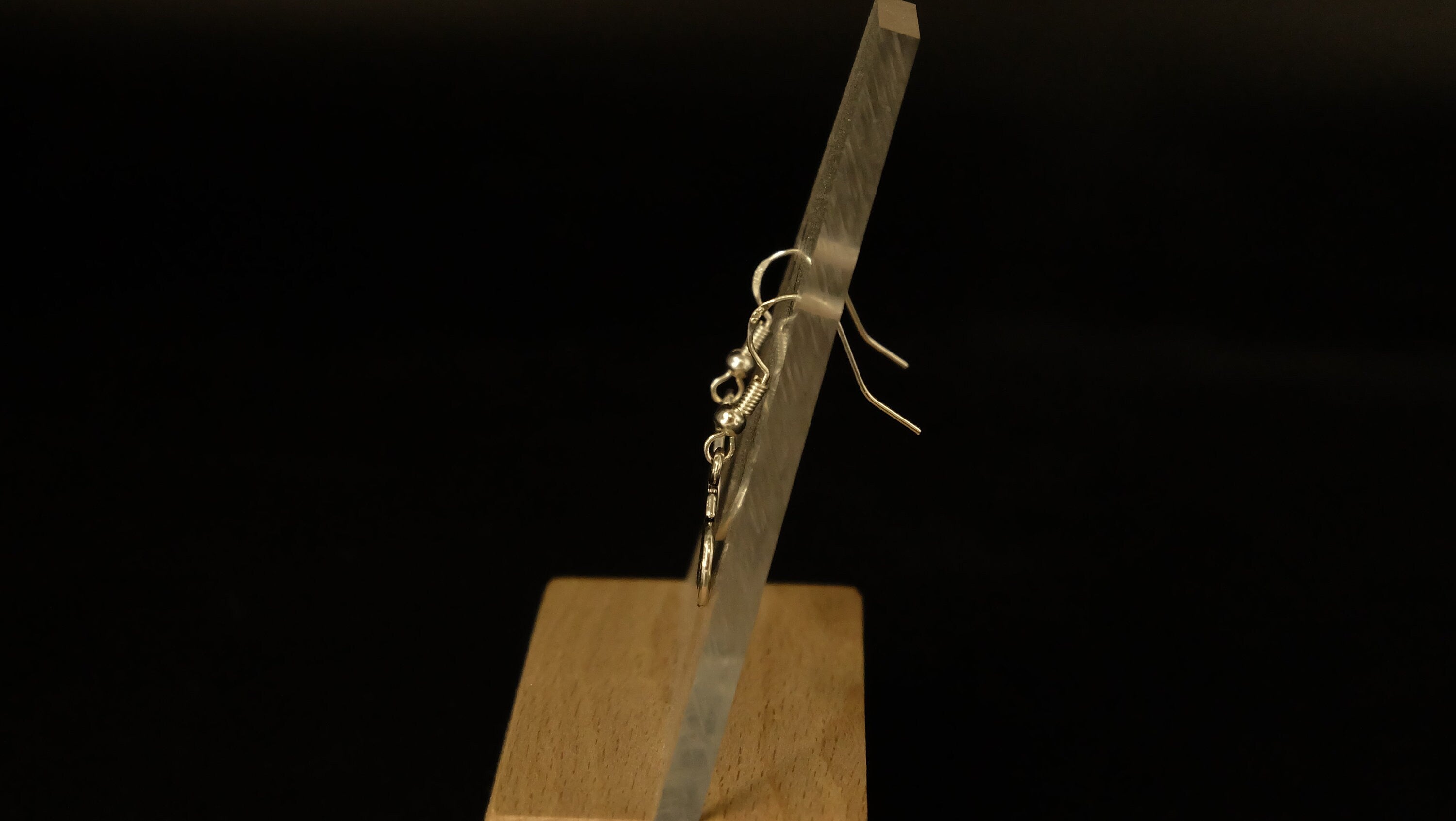 Om Ohrringe aus 925 Sterling Silber und Edelstahl
