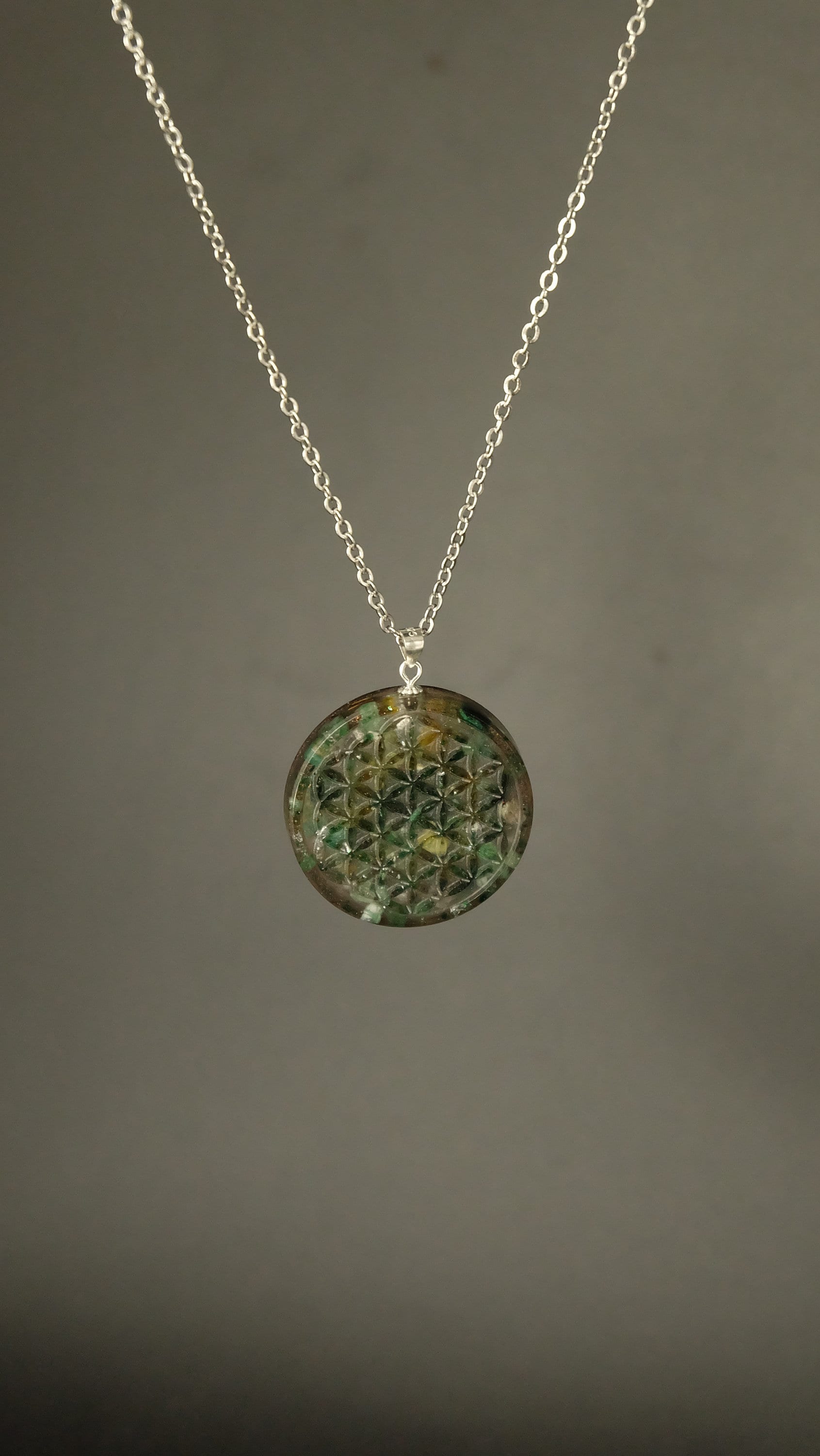 Unisex Schmuck Orgonit Anhänger von Hand gefertigt Schutz vor Strahlung und Harmonisierung der Aura
