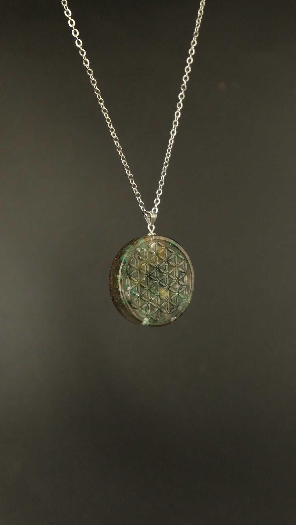 Unisex Schmuck Orgonit Anhänger von Hand gefertigt Schutz vor Strahlung und Harmonisierung der Aura