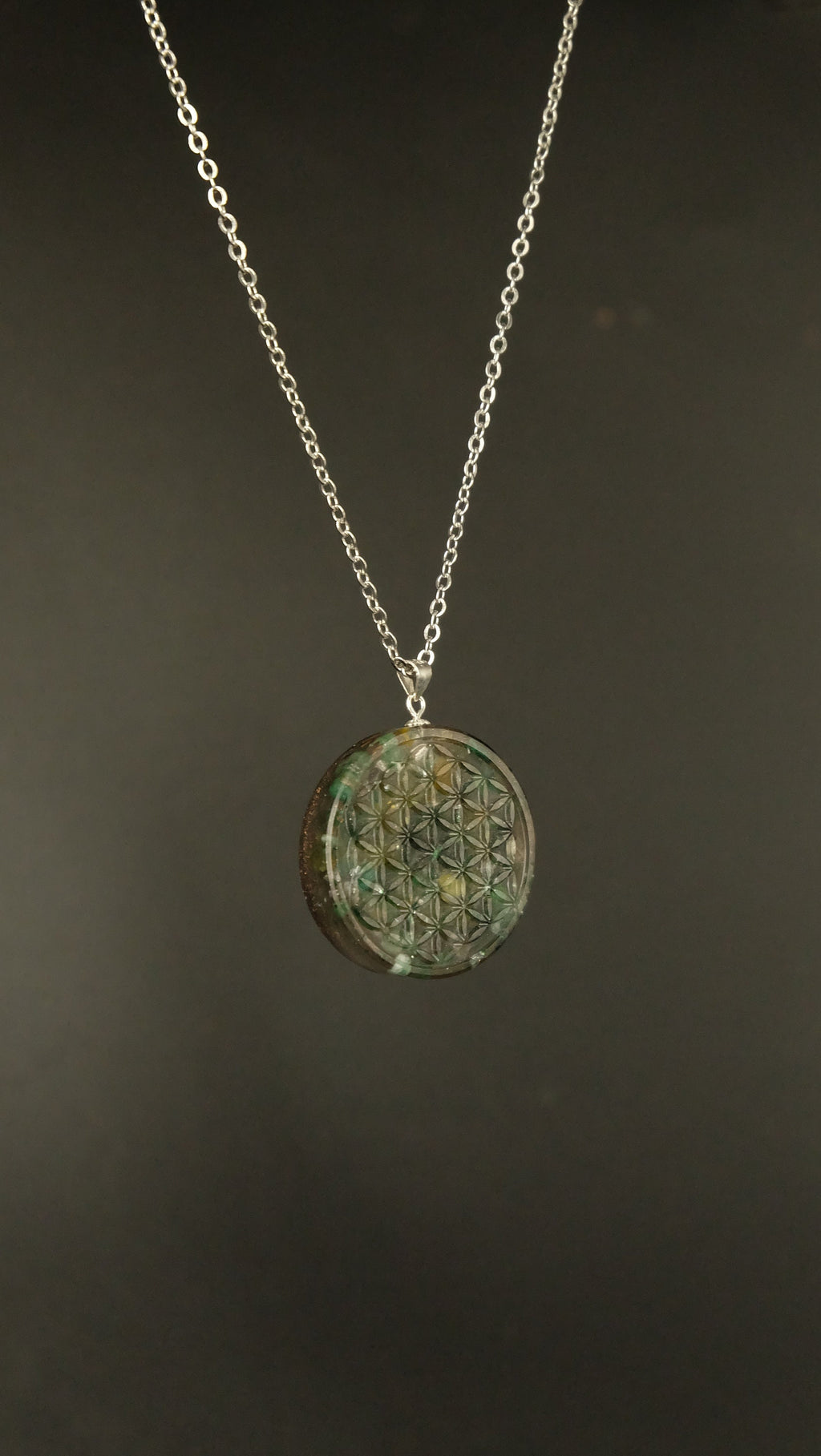 Unisex Schmuck Orgonit Anhänger von Hand gefertigt Schutz vor Strahlung und Harmonisierung der Aura