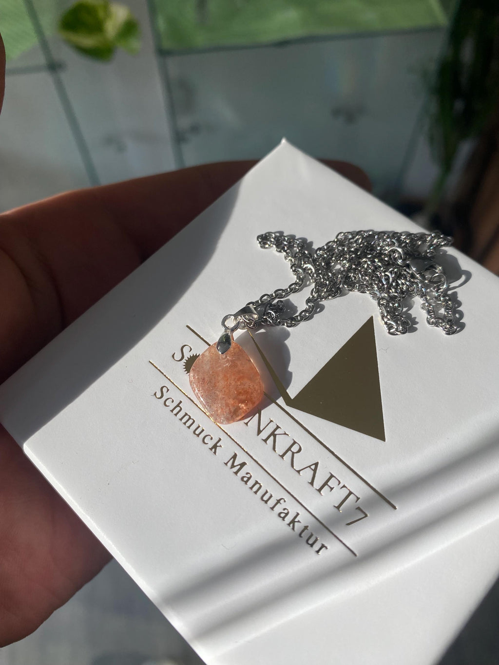 Sonnenstein Edelstein Anhänger in AAA Qualität von Sonnenkraft7 - Edelsteinschmuck