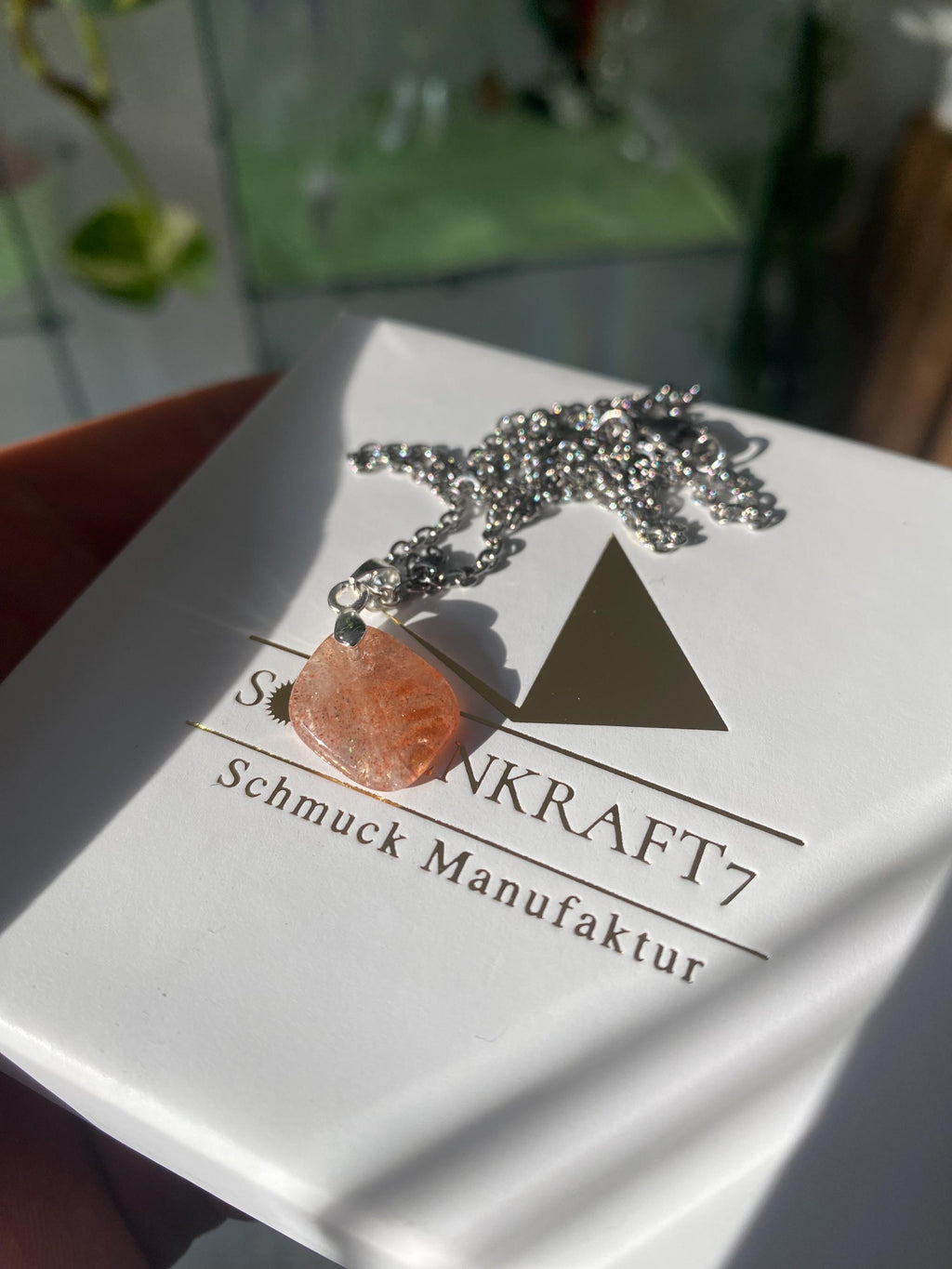 Sonnenstein Edelstein Anhänger in AAA Qualität von Sonnenkraft7 - Edelsteinschmuck