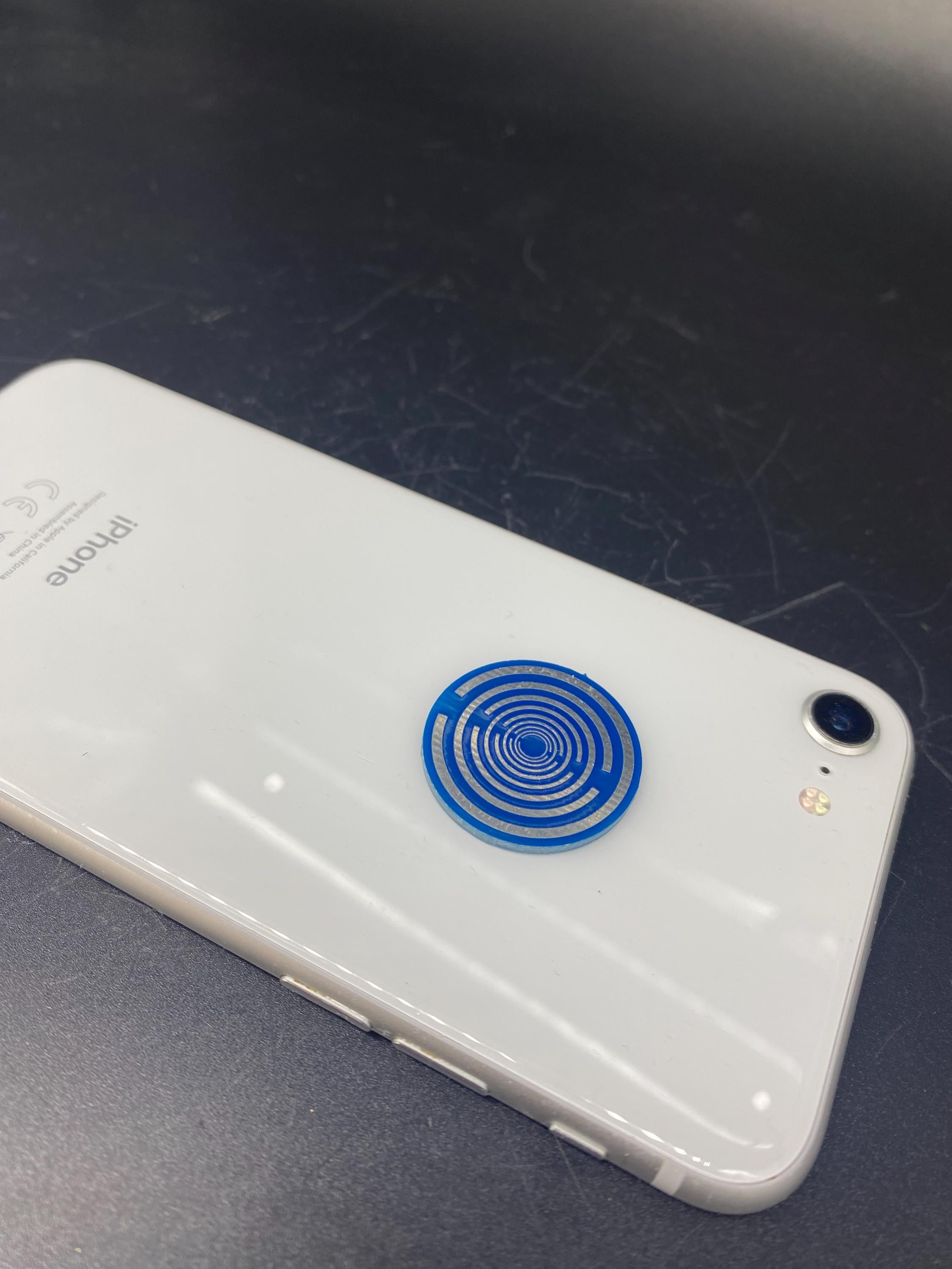 5G Lakhovsky EMF Handychip zum Aufkleben in der Farbe blau | Schutz vor Strahlung für Handy, Computer & WLAN Router