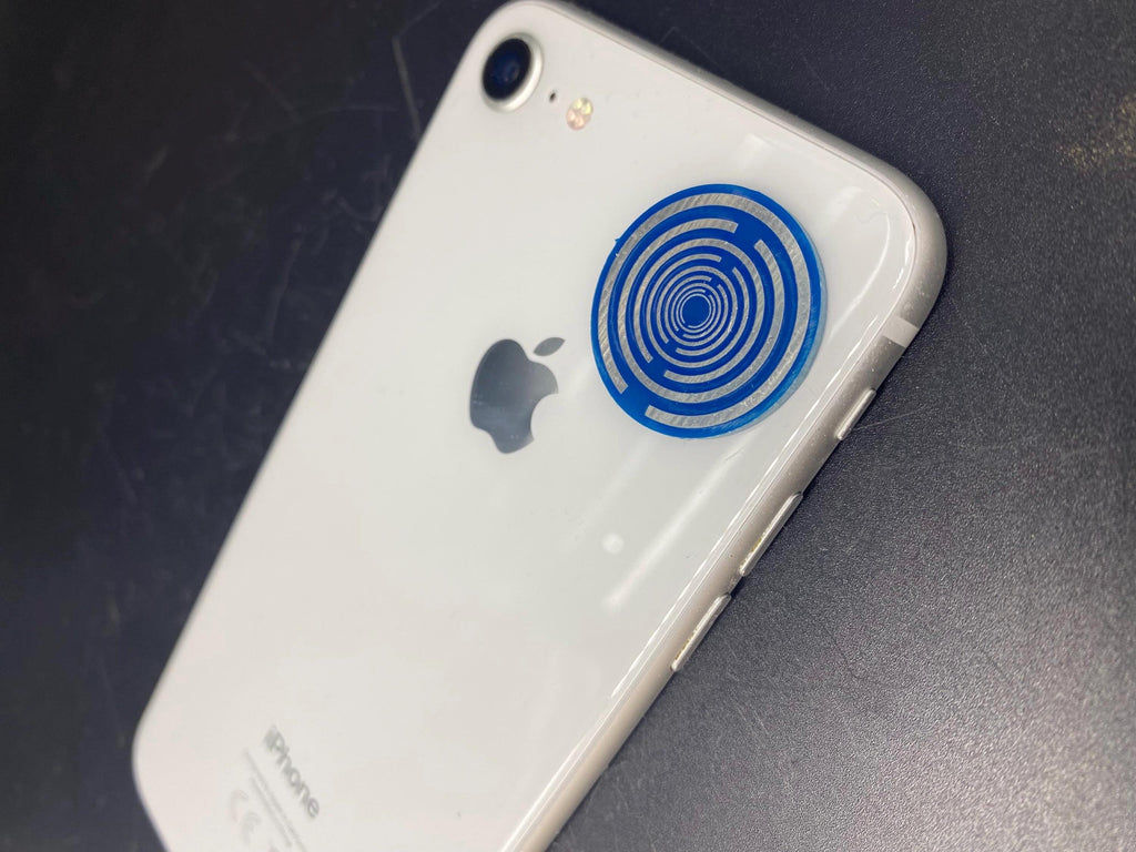 5G Lakhovsky EMF Handychip zum Aufkleben in der Farbe blau | Schutz vor Strahlung für Handy, Computer & WLAN Router