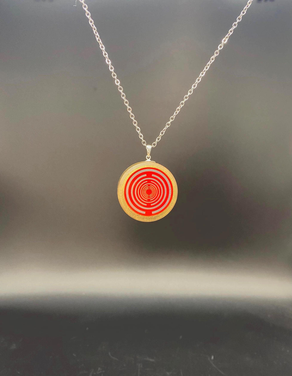 Orgonit Schutzamulett mit Lakhovsky MWO Spirale von Sonnenkraft7®  | Anhänger zur Strahlungsabwehr, Aura Reinigung & Schutz vor Störfeldern