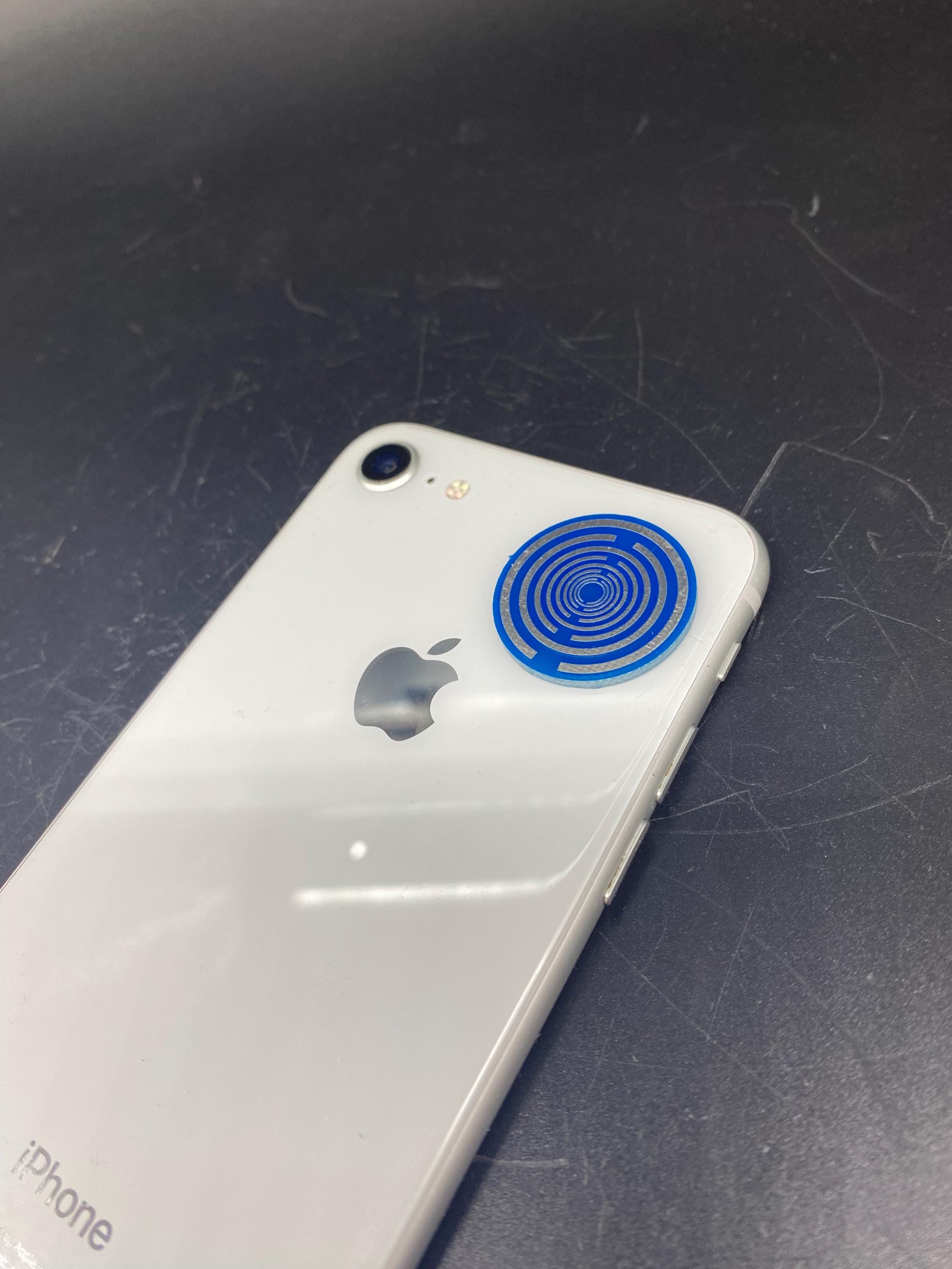 5G Lakhovsky EMF Handychip zum Aufkleben in der Farbe blau | Schutz vor Strahlung für Handy, Computer & WLAN Router