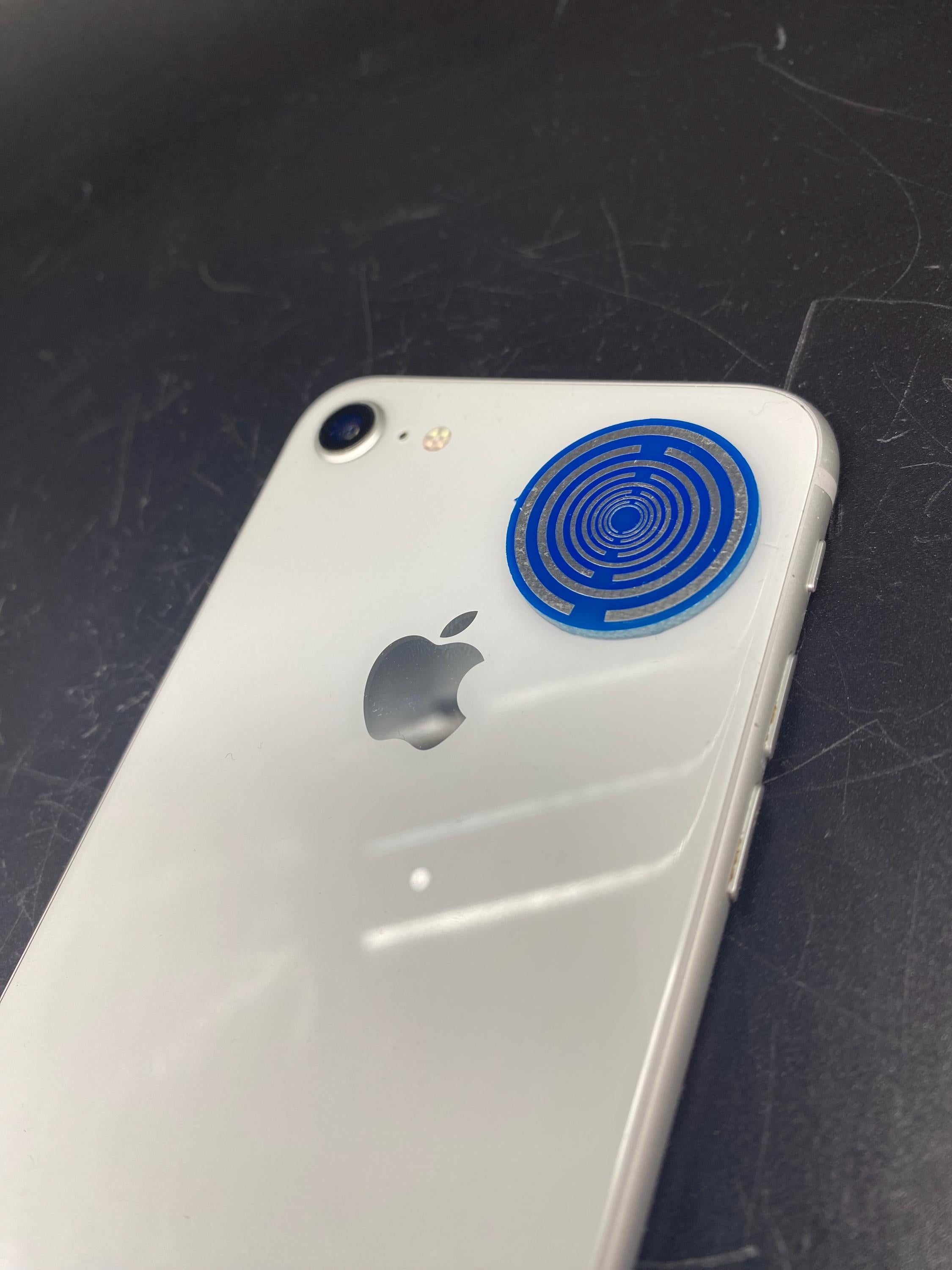 5G Lakhovsky EMF Handychip zum Aufkleben in der Farbe blau | Schutz vor Strahlung für Handy, Computer & WLAN Router