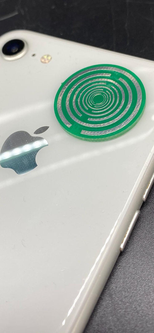 5G Lakhovsky EMF Handychip zum Aufkleben in der Farbe in grün | Schutz vor Strahlung für Handy, Computer & WLAN Router