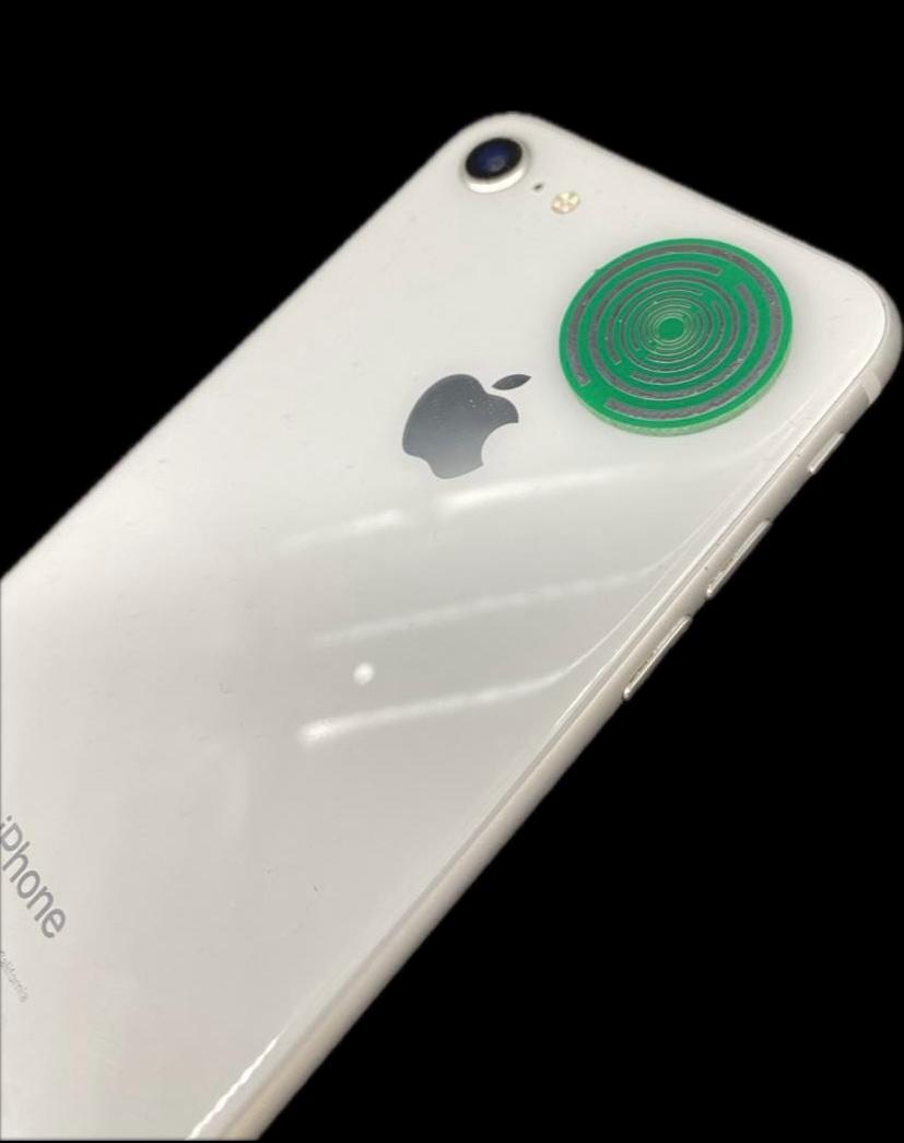 5G Lakhovsky EMF Handychip zum Aufkleben in der Farbe in grün | Schutz vor Strahlung für Handy, Computer & WLAN Router