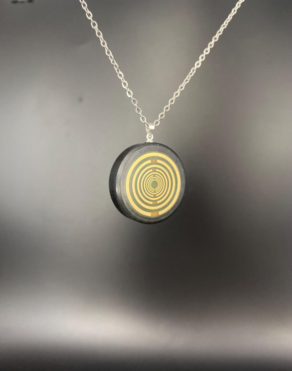 Silizium Orgonit Schutzamulett mit Lakhovsky MWO Spirale von Sonnenkraft7® | Anhänger für Schutz vor 5G Strahlen und Aura Cleaning